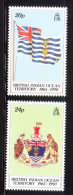 Bristish Indian Ocean Territories BIOT 1990 Flag & Coat Of Arms MNH - British Indian Ocean Territory (BIOT)