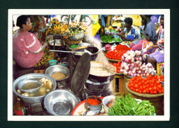 TOGO - Fruit And Vegetable Market Lome Used Postcard Mailed To The UK As Scans - Togo