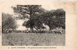 Afrique  Côte D'Ivoire   Un Marché  Région De  Kong - Ivoorkust