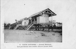 Afrique   Côte D'Ivoire   Grand Bassam  Fièvre Jaune  1901 Pavillons Des Isolés - Ivory Coast