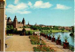 ASCHAFFENBURG : Vue Depuis Pompejanum Sur La Châteauet Le Main - Aschaffenburg