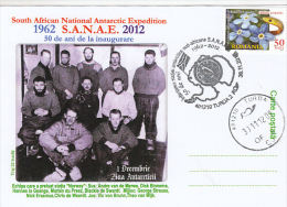 ANTARKTIK EXPLORER,  SANAE EXPEDITION, CREW, CM, MAXICARD, CARTES MAXIMUM, 2012, ROMANIA - Onderzoekers