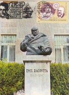 EMIL RACOVITA, EXPLORER, SHIPS, CM, MAXICARD, CARTES MAXIMUM, 1987, ROMANIA - Esploratori