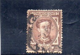 ESPAGNE 1876 O - Usati