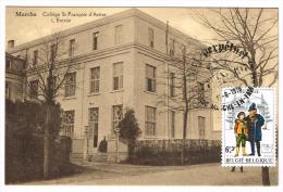 "Marche - Collège Saint François D'Assise - L'Entrée" - Marche-en-Famenne