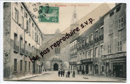 - 78 - Perpignan- Place Gambetta - Petite Animation, Magasins, édit J. Fau, N. B, écrite En 1909, TBE, Scans. - Perpignan