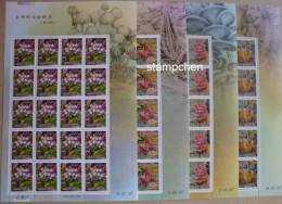 2010 Wild Mushrooms Stamps (I) Sheets Mushroom Fungi Flora Bamboo Edible - Gemüse