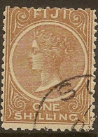 FIJI 1881 1/- Pale Brown SG 67 U YY128 - Fiji (...-1970)