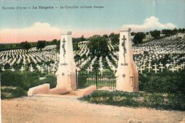 (369M) Very Old Postcard - Carte Ancienne - France - Arrras Cimetiere La Targette - Cimiteri Militari
