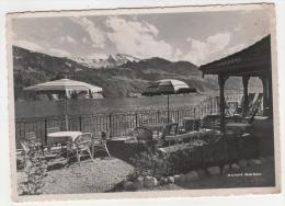 CPSM KURORT GERSAU, HOTEL BELLEVUE, SEEANLAGE MIT NIEDERBAUEN UND SCHWALMIS, SCHWYZ, SCHWEIZ, SUISSE - Gersau