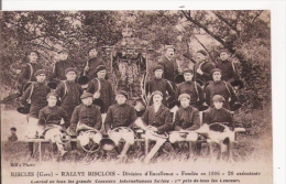 RISCLE (GERS) RALLYE RISCLOIS DIVISION D'EXCELLENCE FONDEE EN 1906 20 EXECUTANTS - Riscle