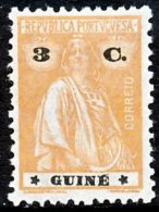 !										■■■■■ds■■ Guinea 1922 AF#177* Ceres 3 Centavos Plain III-IV Mint (x4509) - Guinée Portugaise