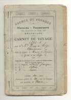 Carnet De Voyage De L'agence Hanciau-Rooselaers De Bruxelles 1914 - Voyage De Liège Vers L'Italie (b126) à Lire - Sonstige & Ohne Zuordnung