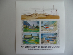 Tristan Da Cunha  1978 "vues D'artiste Par Roland Svensson" N°Y&T  BF6  Neuf - Tristan Da Cunha