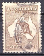 Australia 1913 Kangaroo 1st Wmk 2 Shillings Used - Usados