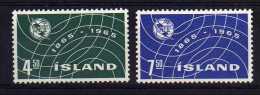 Iceland - 1965 - ITU Centenary - MH - Nuevos