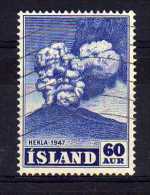 Iceland - 1948 - 60 Aur Mount Hekla - Used - Oblitérés