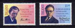 Iceland - 1988 - Famous Icelanders - MH - Unused Stamps