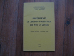 Livre                                  Enseignements Du Conservatoire National Des Arts Et Métiers - 18+ Years Old