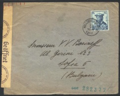 BELGIUM - BELGIQUE - WWII - Letter To .Bulgaria  - HOLLOGNE Sur GEER  To SOFIA - MERCATOR  Cartographe - 1942 - RARE - Guerre 40-45 (Lettres & Documents)