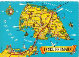 Ile FEHMARN : Carte - Fehmarn