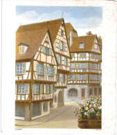 Autres Collections - REPRODUCTION - Colmar - Au Vieux Pignon - D´après E Roesch - Olieverf