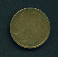 BELGIUM - 1980 20f Circ. - 20 Francs