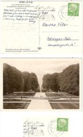 AK SCHWETZINGEN Deutschlands Schönster Schloßgarten Gesamtansicht 21. 8. 57 - 18 (17a) HEIDELBERG 3 Bl - Schwetzingen