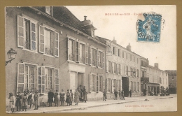 BELLE C.P.A - MONTIER-en-DER - Ecole - Voyagée 16.06.1923 - BIEN ANIMEE - Montier-en-Der