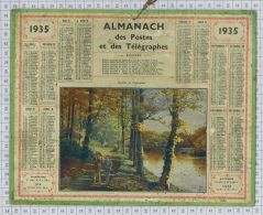 Almanach Des Postes Et Télégraphes De  1935, Dept Seine Et Marne 77 - Tamaño Grande : 1921-40