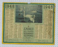 Almanach Des Postes Et Télégraphes De  1948, Dept Seine Et Marne 77 - Tamaño Grande : 1941-60