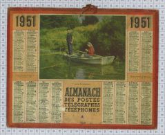 Almanach Des Postes Et Télégraphes De  1951, Dept Seine Et Marne 77 - Formato Grande : 1941-60