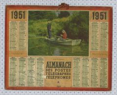 Almanach Des Postes Et Télégraphes De  1951, Dept Seine Et Marne 77 - Grossformat : 1941-60