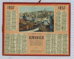 Almanach Des PTT De  1957, Dept Seine Et Marne 77 - Grossformat : 1941-60