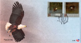 South Africa - 2013 Flight Of The Fish Eagle FDC - Errori Sui Francobolli