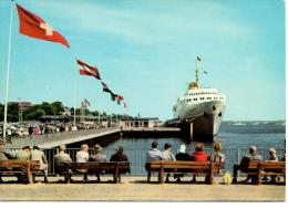 KIEL : Le Quai Oslo Avec Le Bateau "Kronprinz Harald" - Kiel