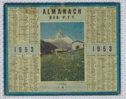 Almanach Des PTT De  1953 - Groot Formaat: 1941-60