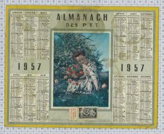 Almanach Des PTT De  1957 - Grossformat : 1941-60