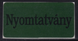 PRINTED Material - Vignette Label - 1990´s Hungary, Ungarn, Hongrie - Used - Automatenmarken [ATM]