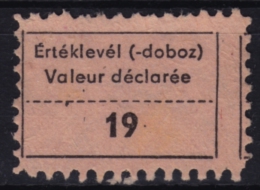 Postal LABEL / Valeur Déclarée - Value Letter - Vignette Label - 1950´s Hungary, Ungarn, Hongrie - Automaatzegels [ATM]