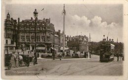 THE SQUARE - BOURNEMOUTH - HAMPSHIRE - INCLUDING HORSE & CART AND TROLLEY BUS - Bournemouth (until 1972)