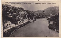 Cp , 73 , YENNE , Environs , Défilé Du Rhône , La Maladière, Route De Yenne à La Balme - Yenne