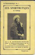 NL.- Boek - Zes Sportmutsjes En Autokap. Patroonboekje No. 1. Uitgegeven In 1914, Druk 3. - Antique