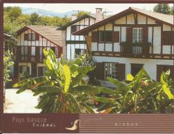 2 Cartes Pays Basque AINHOA (64 Pyrénées Atlantiques) La Mairie / Maisons, Beau Village De France / Photo Giraud - Ainhoa