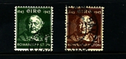 IRELAND/EIRE - 1943  DISCOVERY  OF  QUATERNIONS  SET  FINE USED - Used Stamps