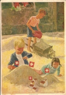 POUR LA CROIX ROUGE SUISSE-FETE NATIONALE 1937-ROTE KREUZ-CROCE ROSSA-RED- CROSS-RODE KRUIS - Rotes Kreuz