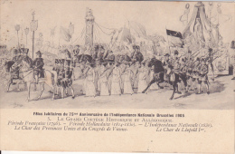Bruxelles. -  Fêtes Jubilaires Du 75me Anniversaire De L´Indépendance Nationale Bruxelles 1905 Naar Evere - Feiern, Ereignisse