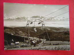 CPSM PHOTO ALLEMAGNE  HOTEL FELDBERGERHOF MIT SCHWEBELIFT U ALPENSICHT  FELDBERG  IM SCHWARZWALD    VOYAGEE 1959 TIMBRE - Feldberg