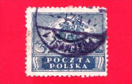 POLONIA - POLSKA - Usato - 1919 - Ulano Cavaliere Polacco - 5 M - Oblitérés