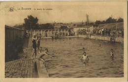 La Bouverie : Le Bassin De Natation  ( Ecrit 1935 Avec Timbre ) - Frameries